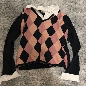 argyle sweater